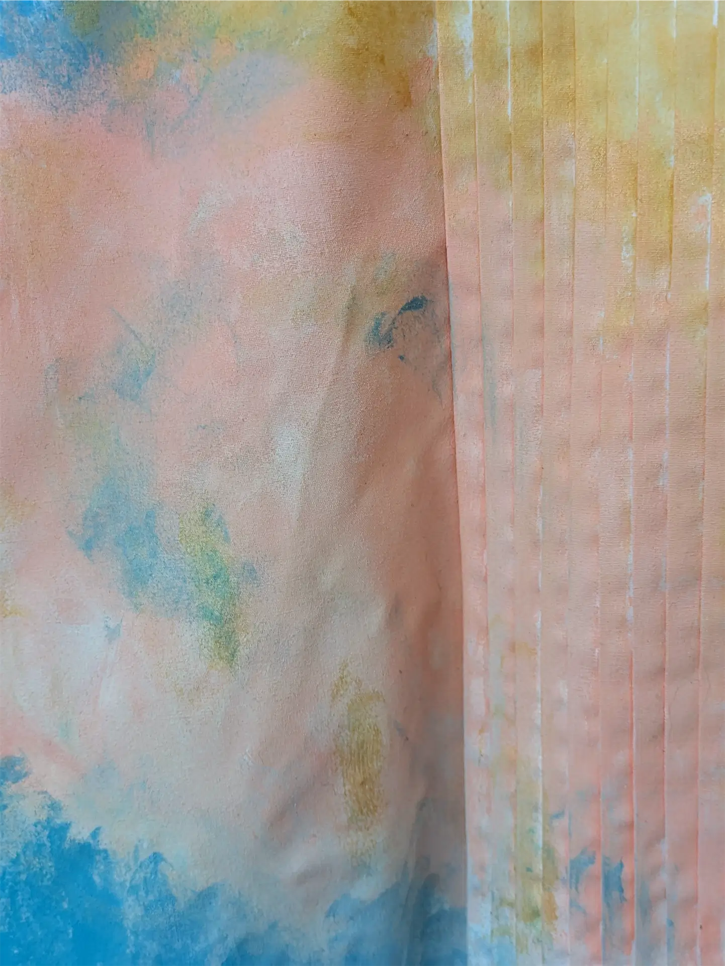 Upcycled Tuxedo Shirt Turned Women’s Shirtdress – Hand-Painted Abstract Art, Bold & One-of-a-Kind Statement Piece (Size S/M)