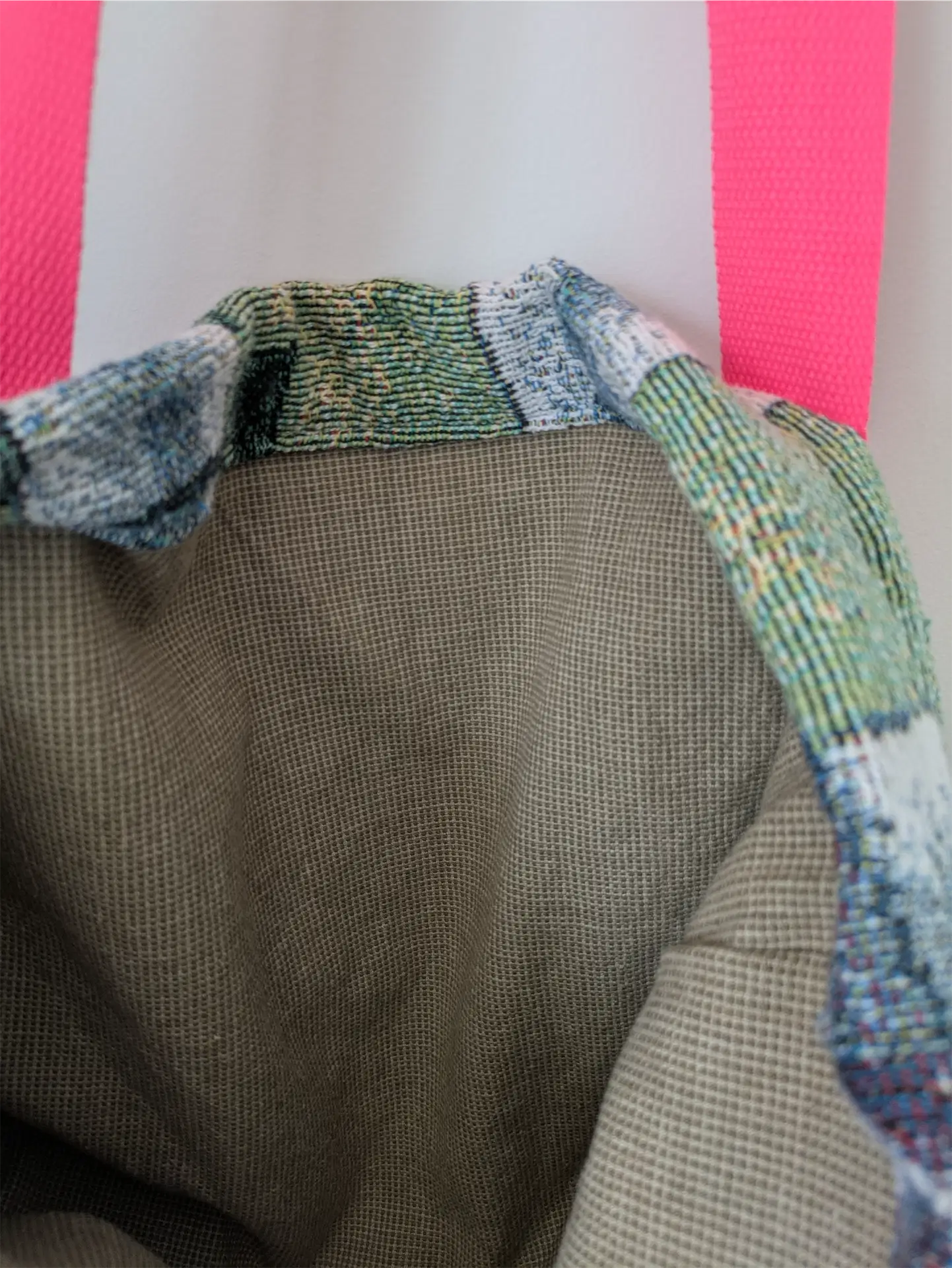 Handmade Cat-Themed Tapestry Tote - Cat Mom Gift, One of a Kind