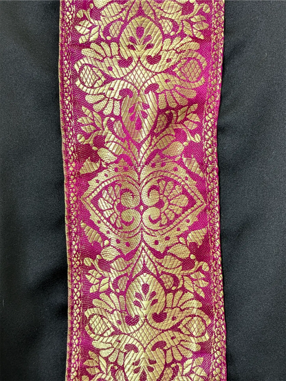 Black Embellished Vest Waistcoat - Festival Outfit, One of a Kind (Size XS/S)