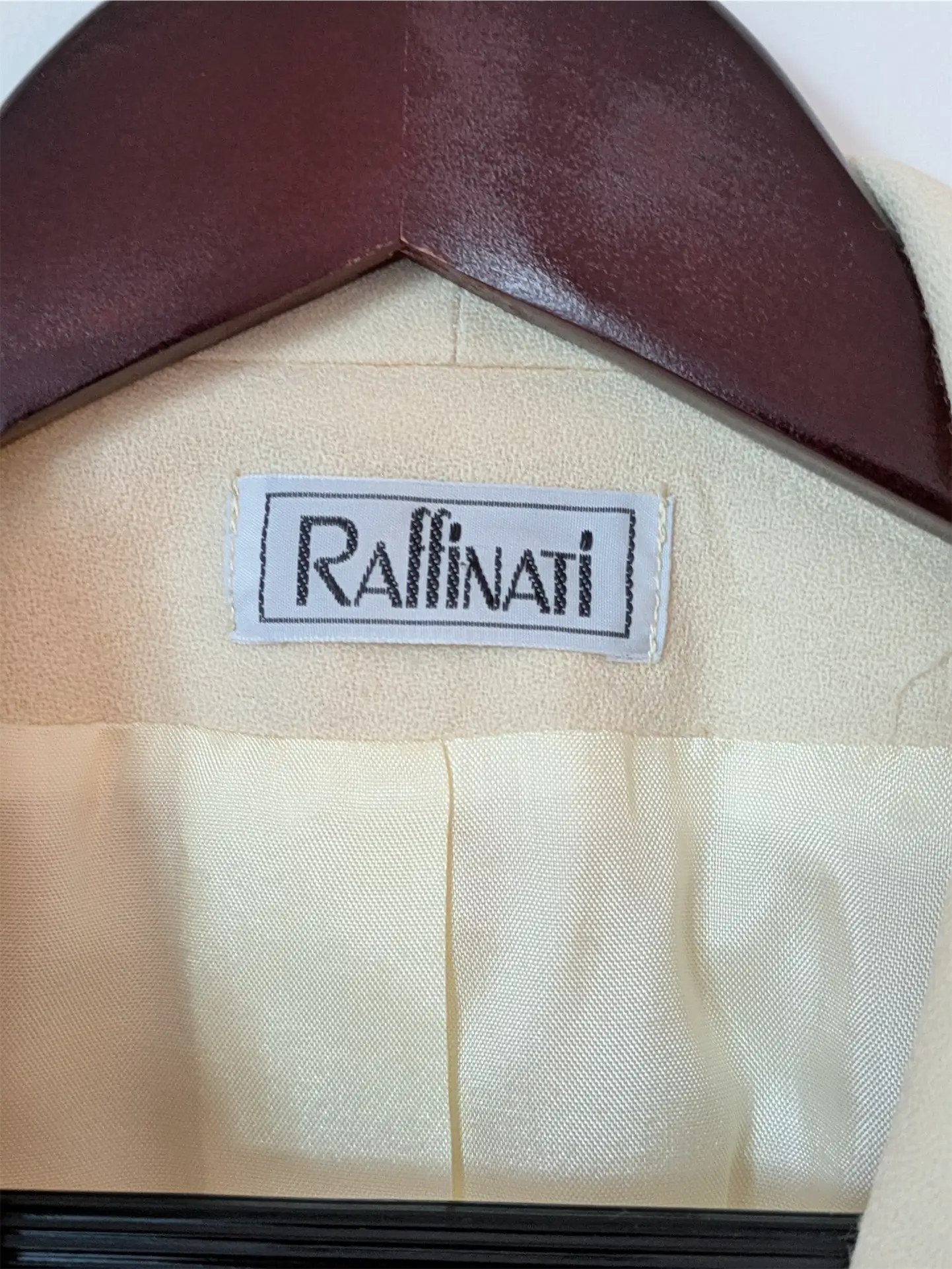 White Vintage Bridal Cropped Wool Blazer: 80s Tailored Style (Size XS)