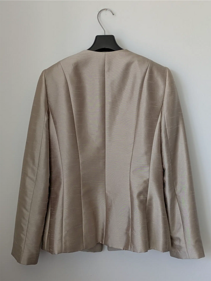 Pearl Vintage Tahari Blazer - Bridal Jacket or Mother of the Groom / Bride Outfit (Size S/M)