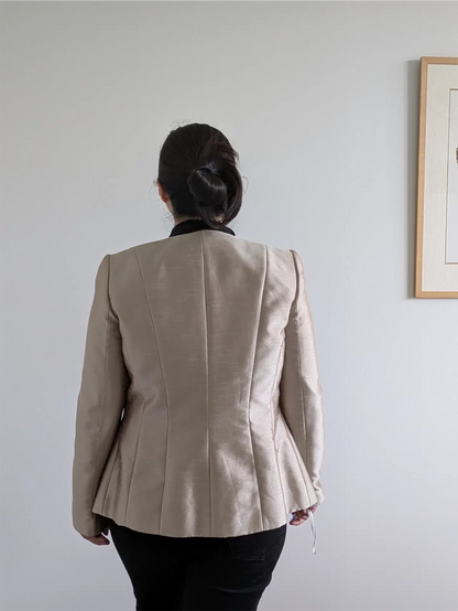 Pearl Vintage Tahari Blazer - Bridal Jacket or Mother of the Groom / Bride Outfit (Size S/M)