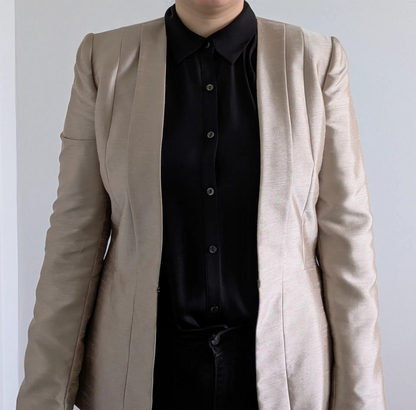 Pearl Vintage Tahari Blazer - Bridal Jacket or Mother of the Groom / Bride Outfit (Size S/M)