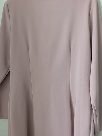 Pink 90s Vintage Spring Jacket - Preppy, Trench Coat Silhouette (Size S/M)