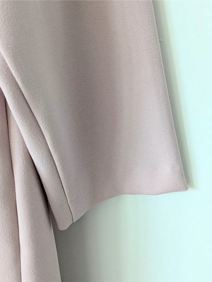 Pink 90s Vintage Spring Jacket - Preppy, Trench Coat Silhouette (Size S/M)