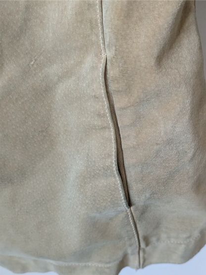 Beige Danier Suede Shirt / Jacket (Size XS)