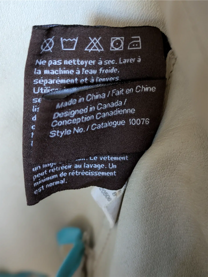 Beige Danier Suede Shirt / Jacket (Size XS)