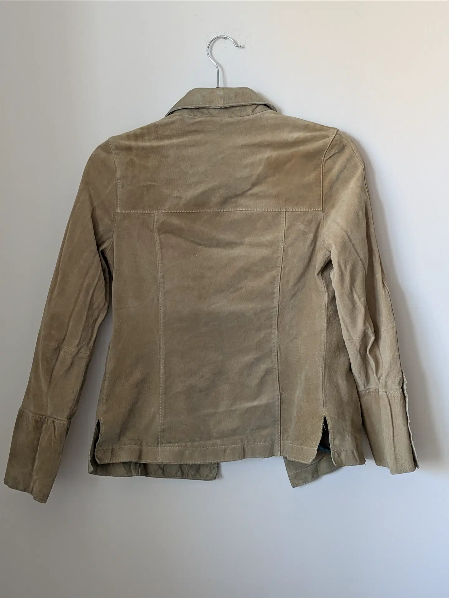 Beige Danier Suede Shirt / Jacket (Size XS)