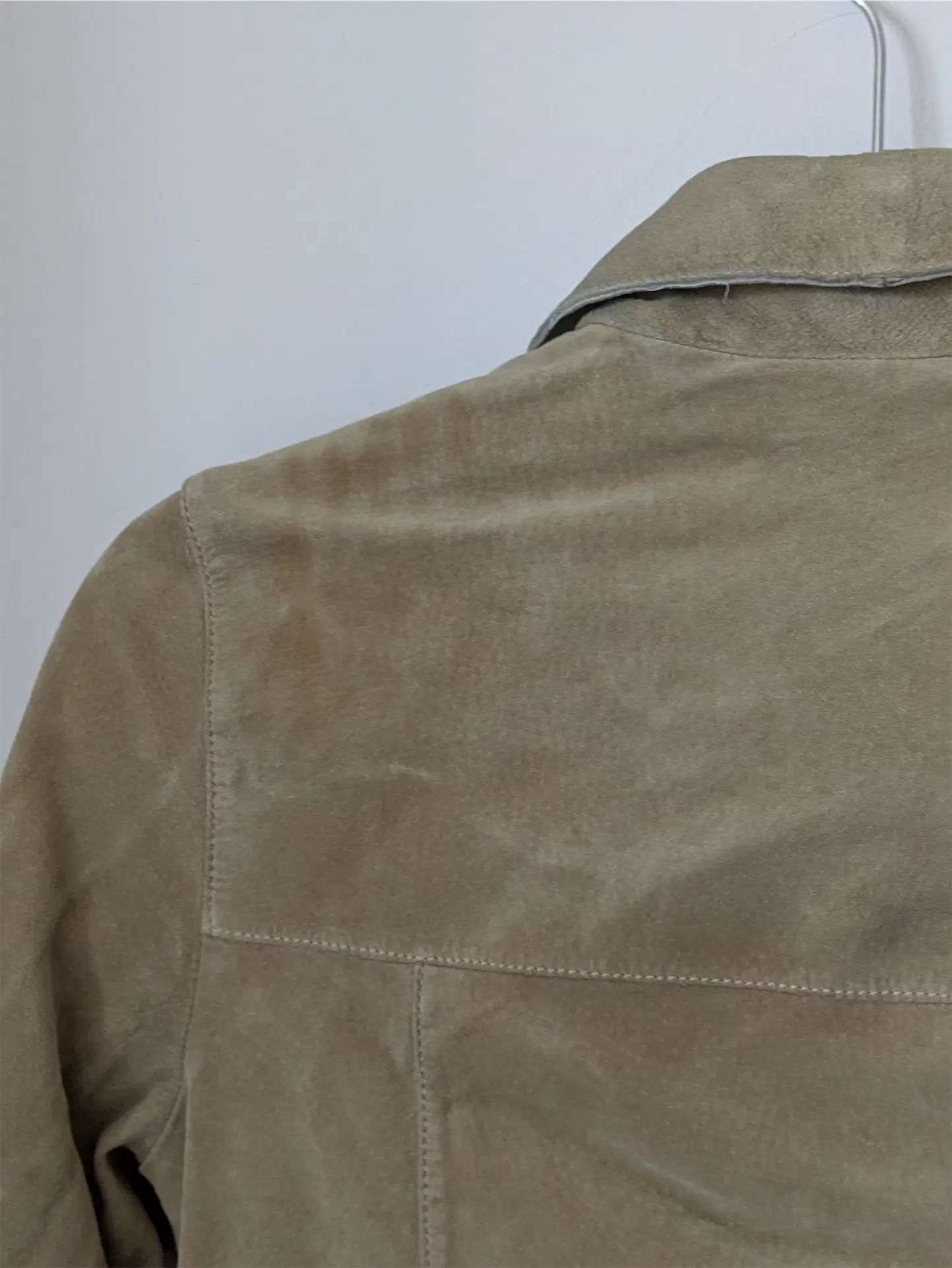 Beige Danier Suede Shirt / Jacket (Size XS)