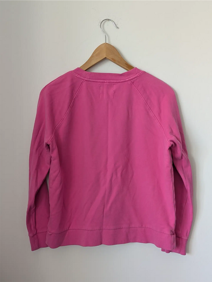 PInk Upcycled Sweatshirt - Puppies (Size M)