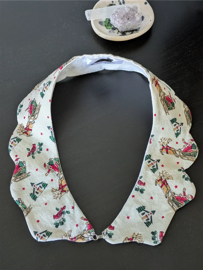 Retro Christmas Collar Necklace / Detachable Collar - Removable Accessories for Women