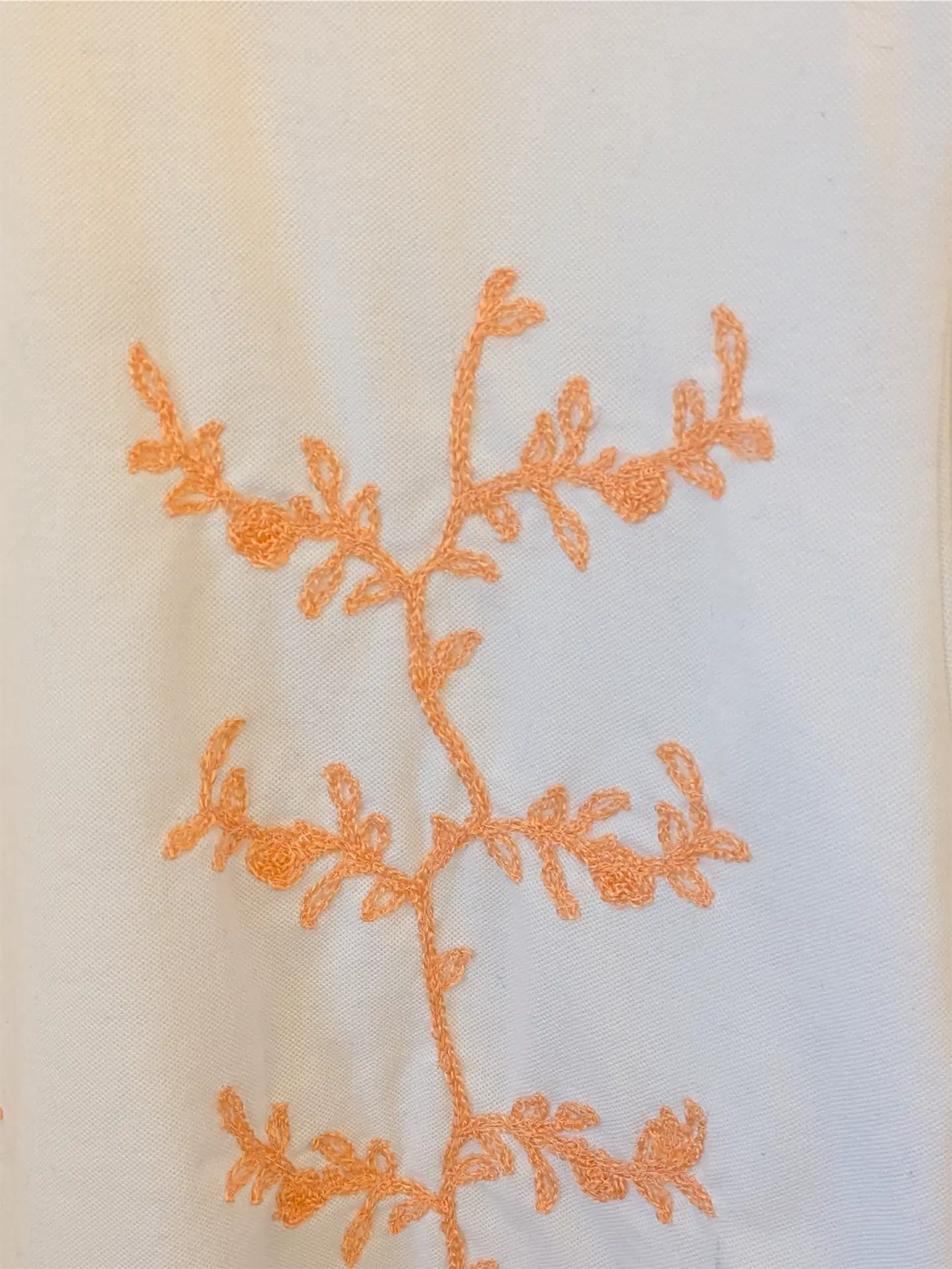 White Benetton Polo Dress - Upcylced with Embroidered Lace (Size M)