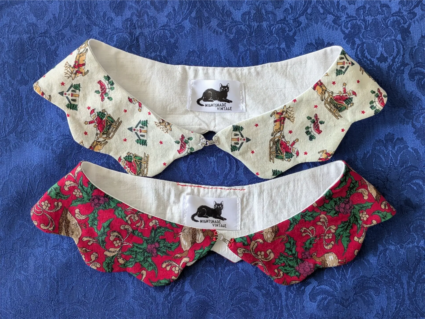 Retro Christmas Collar Necklace / Detachable Collar - Removable Accessories for Women