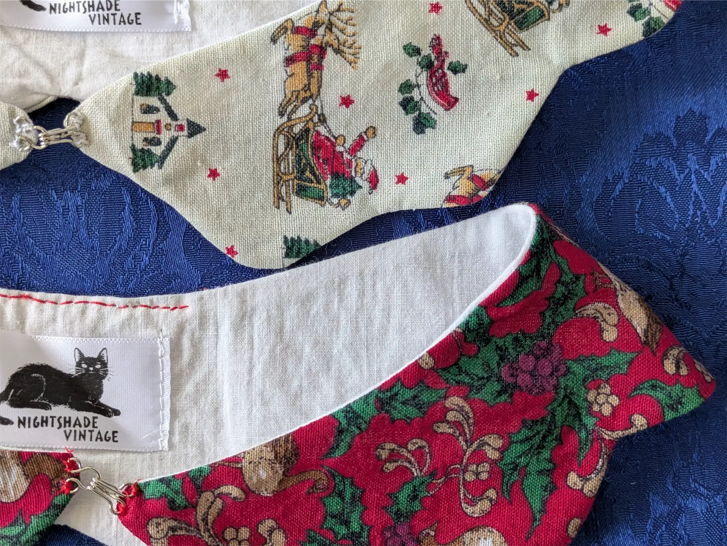 Retro Christmas Collar Necklace / Detachable Collar - Removable Accessories for Women