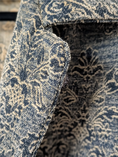 Green / Gold Handmade Chore Jacket (Size S/M) - One-of-a-Kind