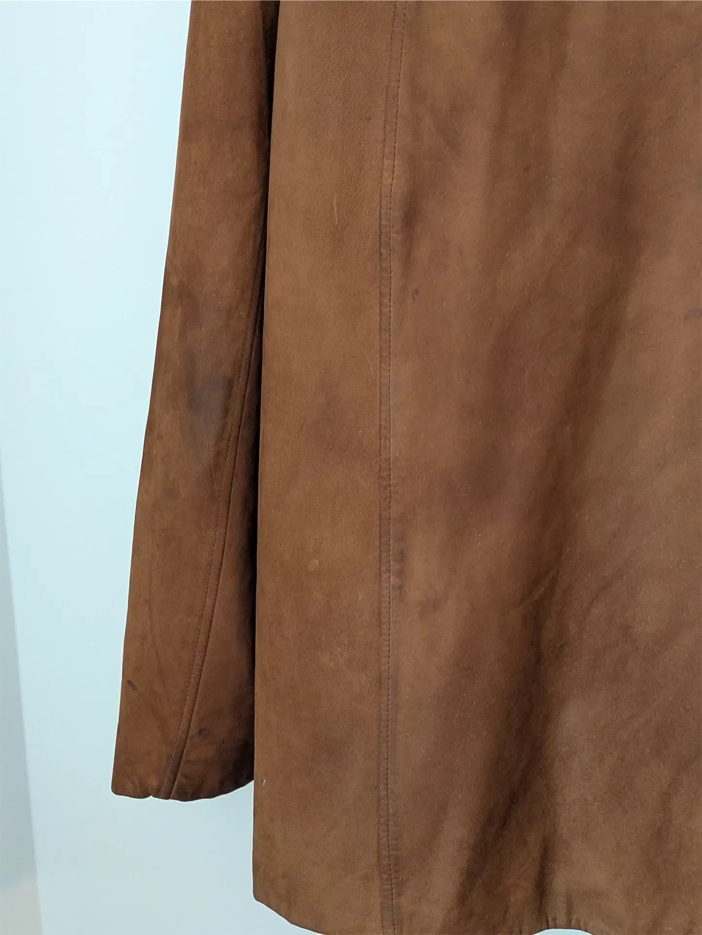 Brown Vintage Leather Coat - Danier (Men's Size XL / XXL)
