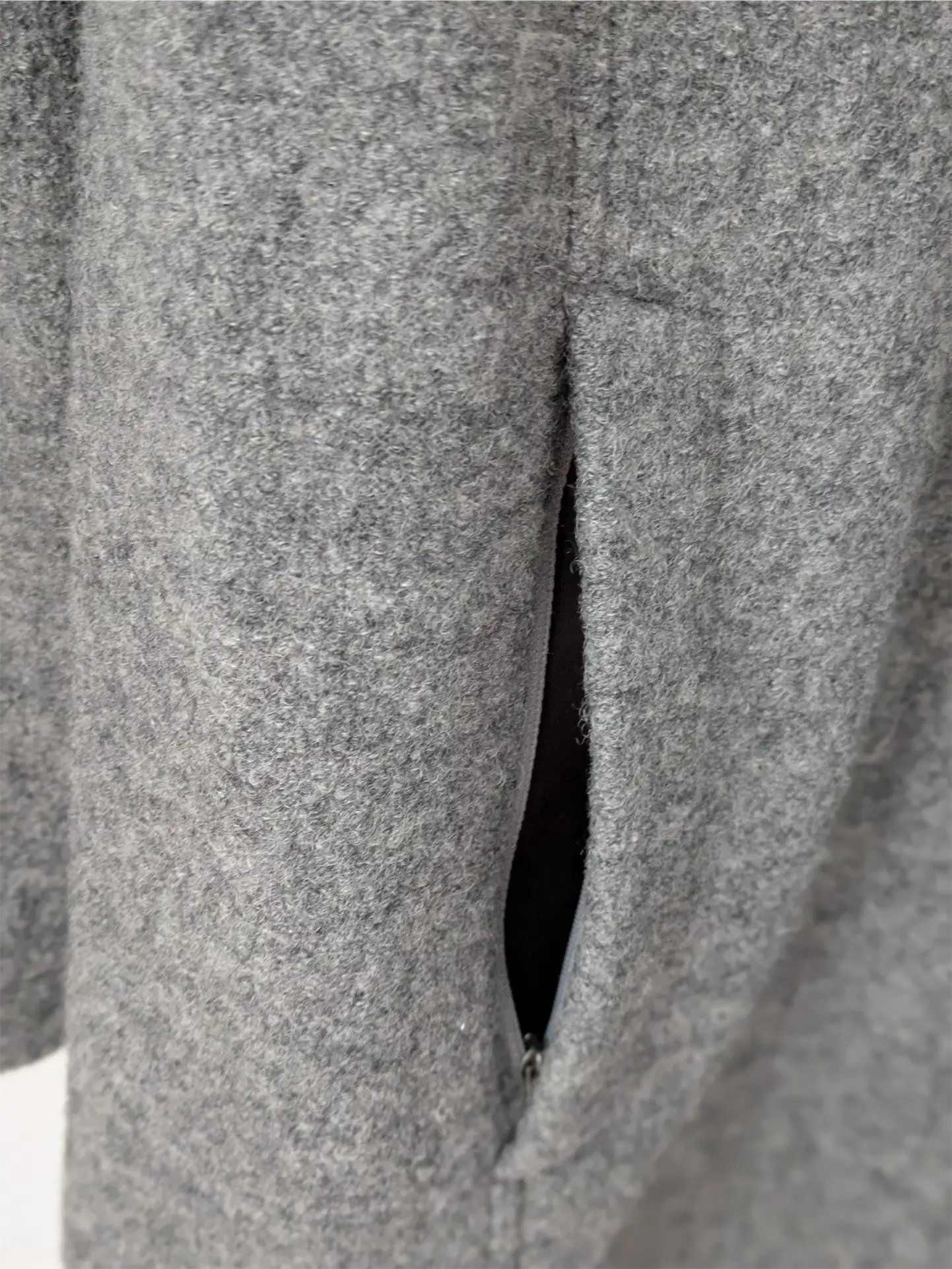 Grey L.L. Bean Italian Wool Coat (Women's Size XL)