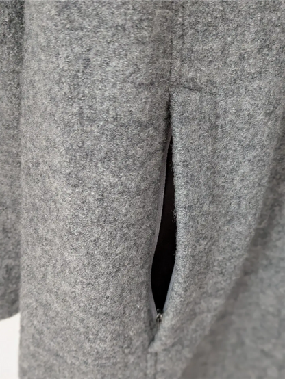 Grey L.L. Bean Italian Wool Coat (Women's Size XL)