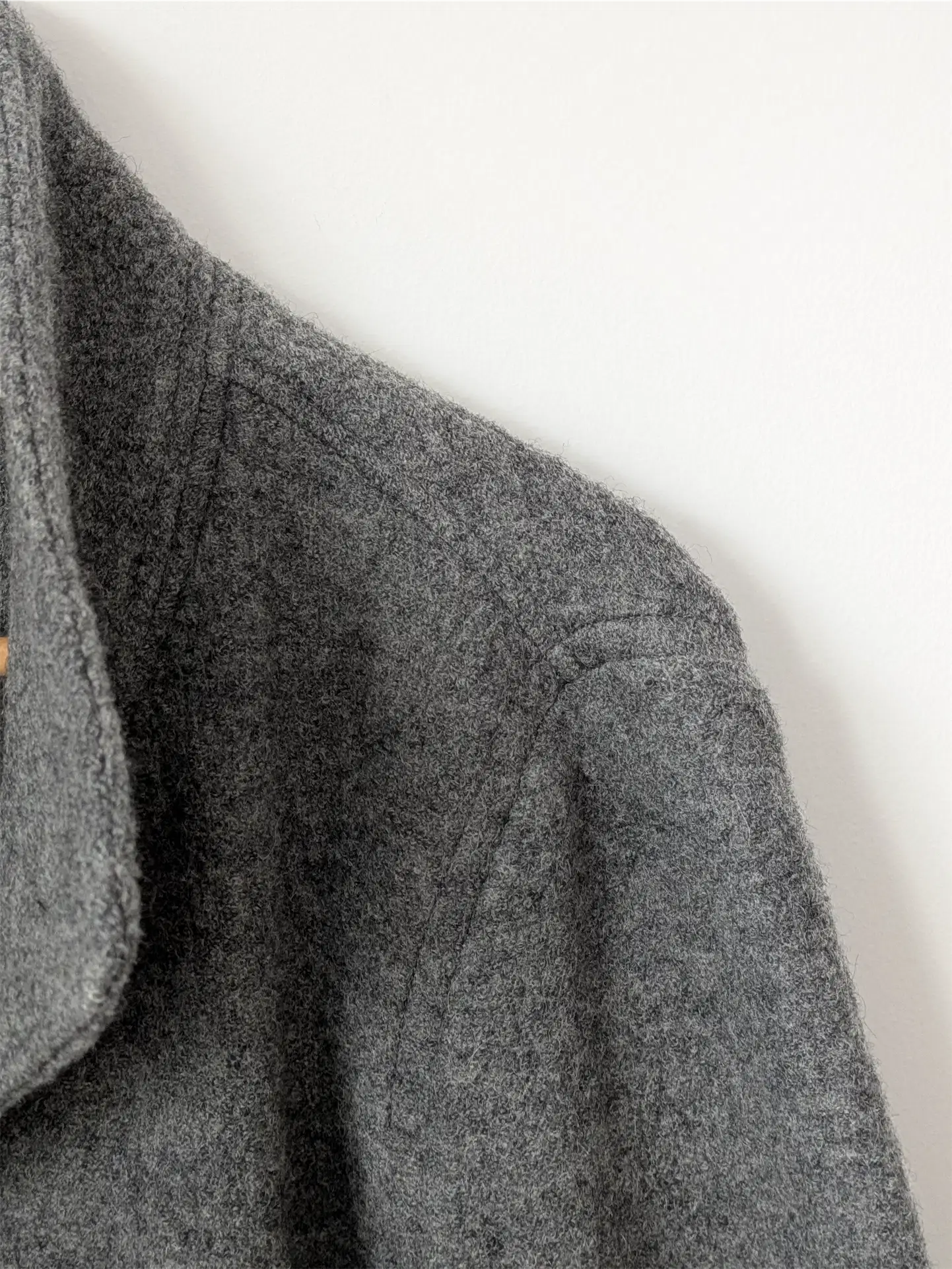 Grey L.L. Bean Italian Wool Coat (Women's Size XL)