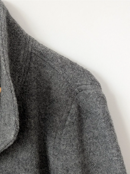 Grey L.L. Bean Italian Wool Coat (Women's Size XL)