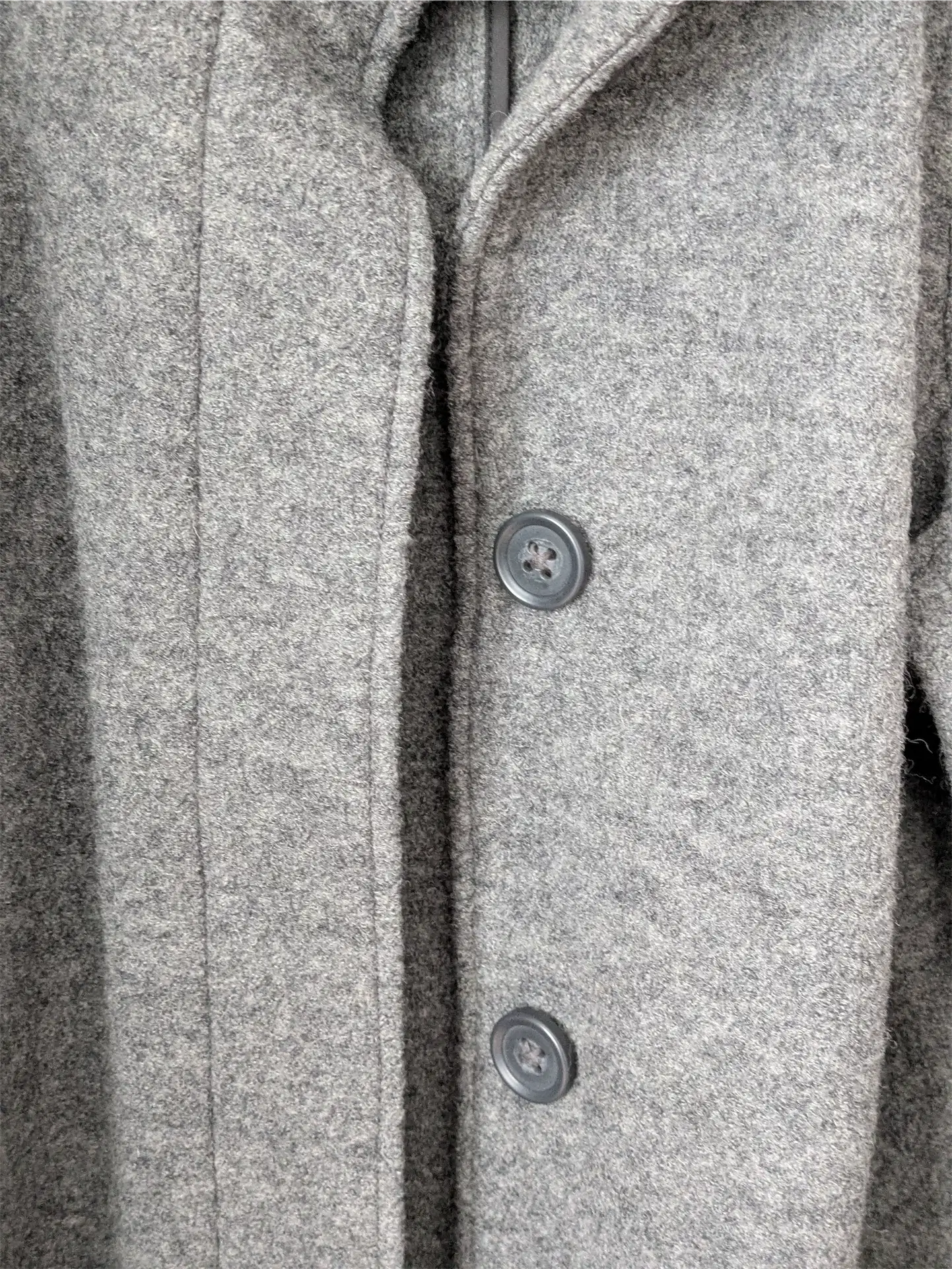 Grey L.L. Bean Italian Wool Coat (Women's Size XL)