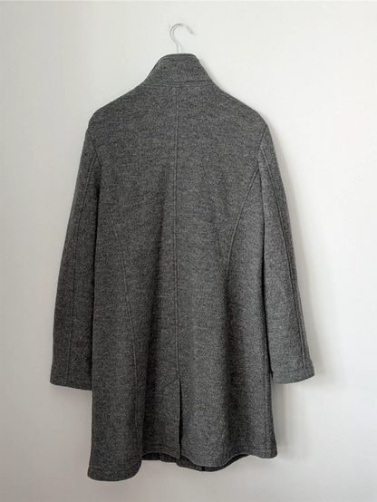 Grey L.L. Bean Italian Wool Coat (Women's Size XL)