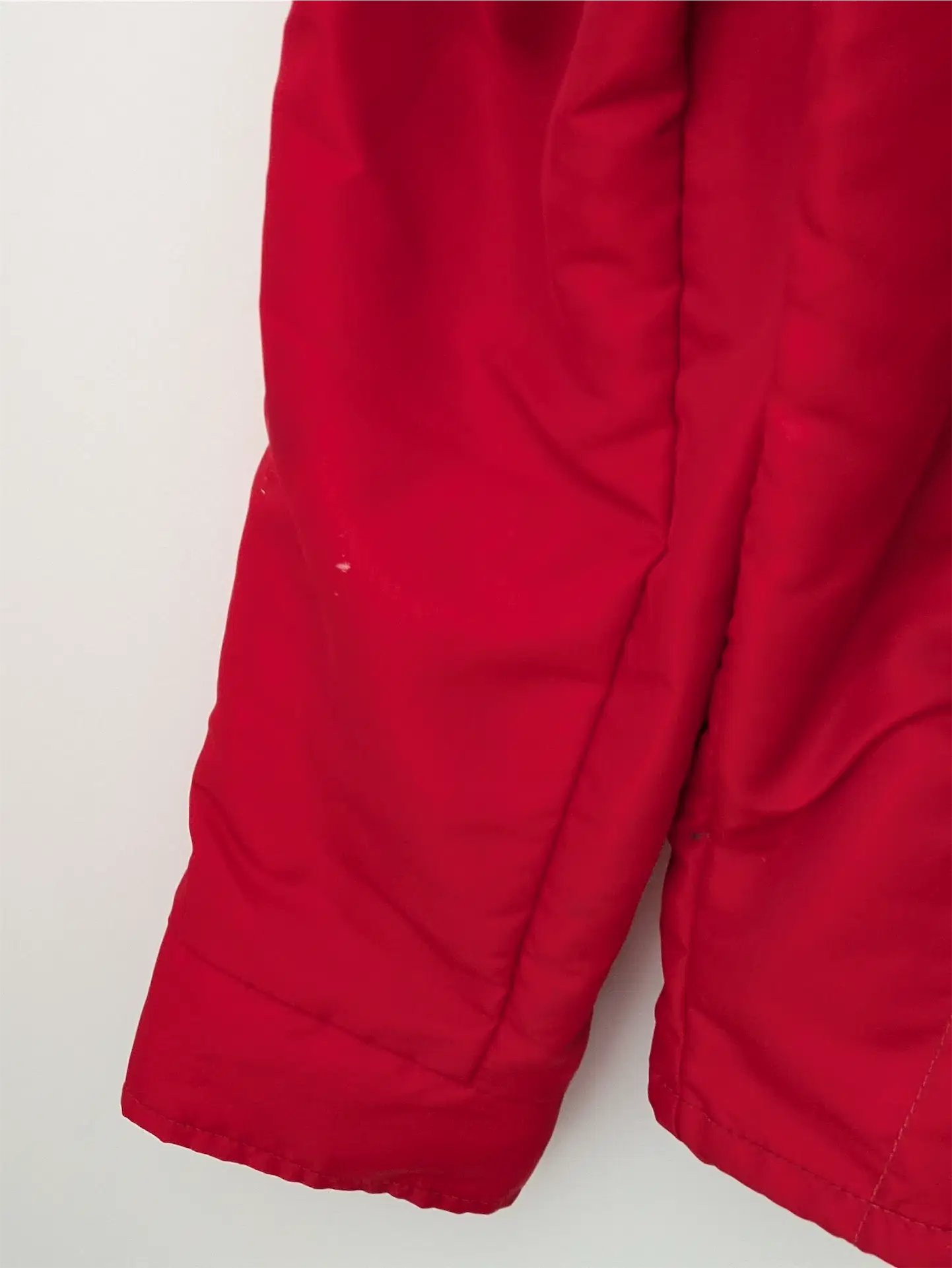 Red Vintage Trucker Jacket / Windbreaker - Peterbilt (Size M)