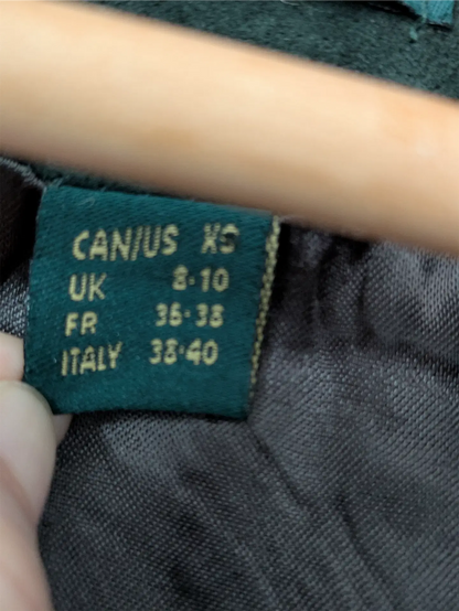 Dark Green Vintage Suede Jacket - Danier (Women's Size S)