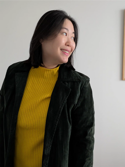 Dark Green Vintage Suede Jacket - Danier (Women's Size S)