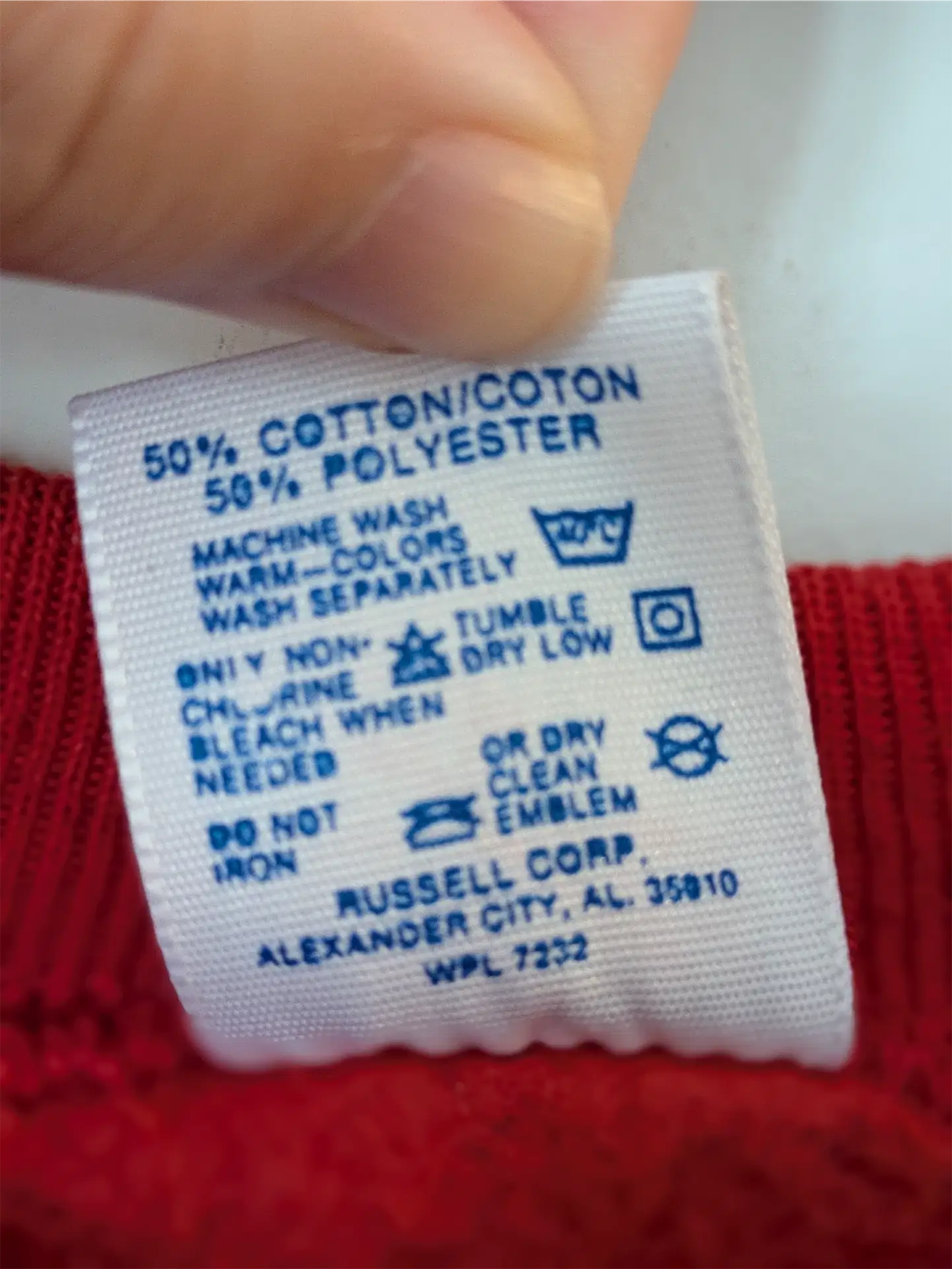 Red / Orange Upcycled Sweatshirt - Cats (Size M)