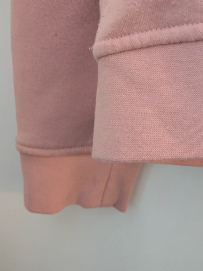 PInk and Blue Upcycled Sweatshirt - Cats (Size L)